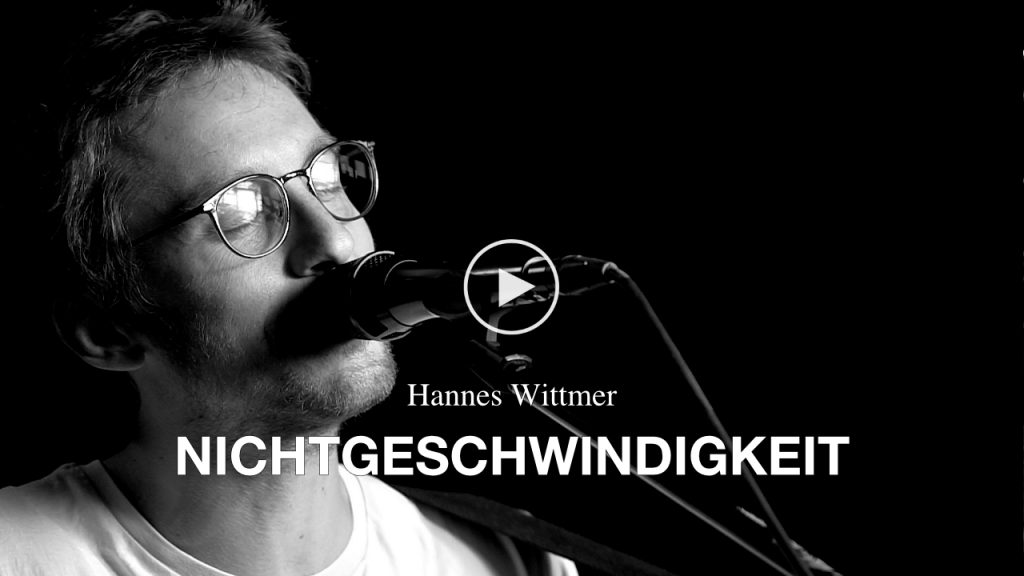 Hannes Wittmer – Nichtgeschwindigkeit
